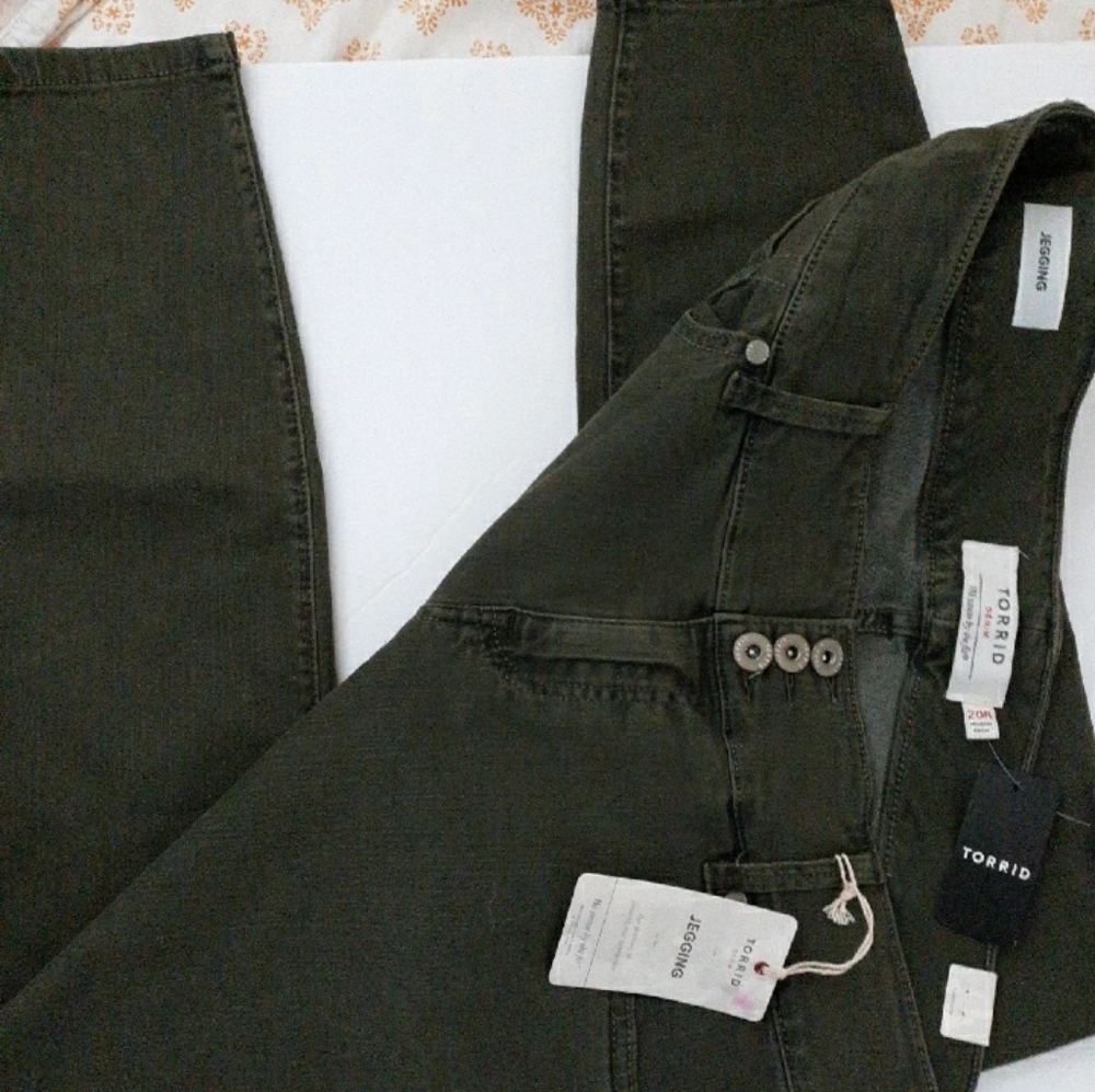 Torrid green jeggings